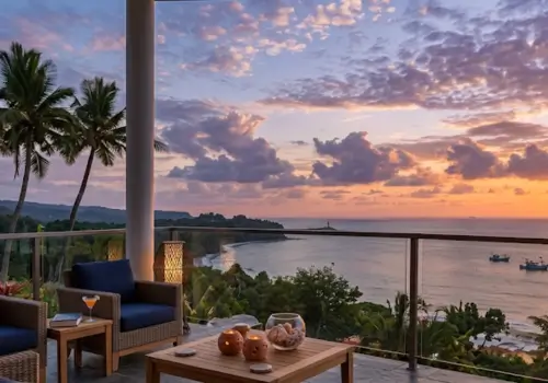 Ocean View Vacation Balcony Sunset