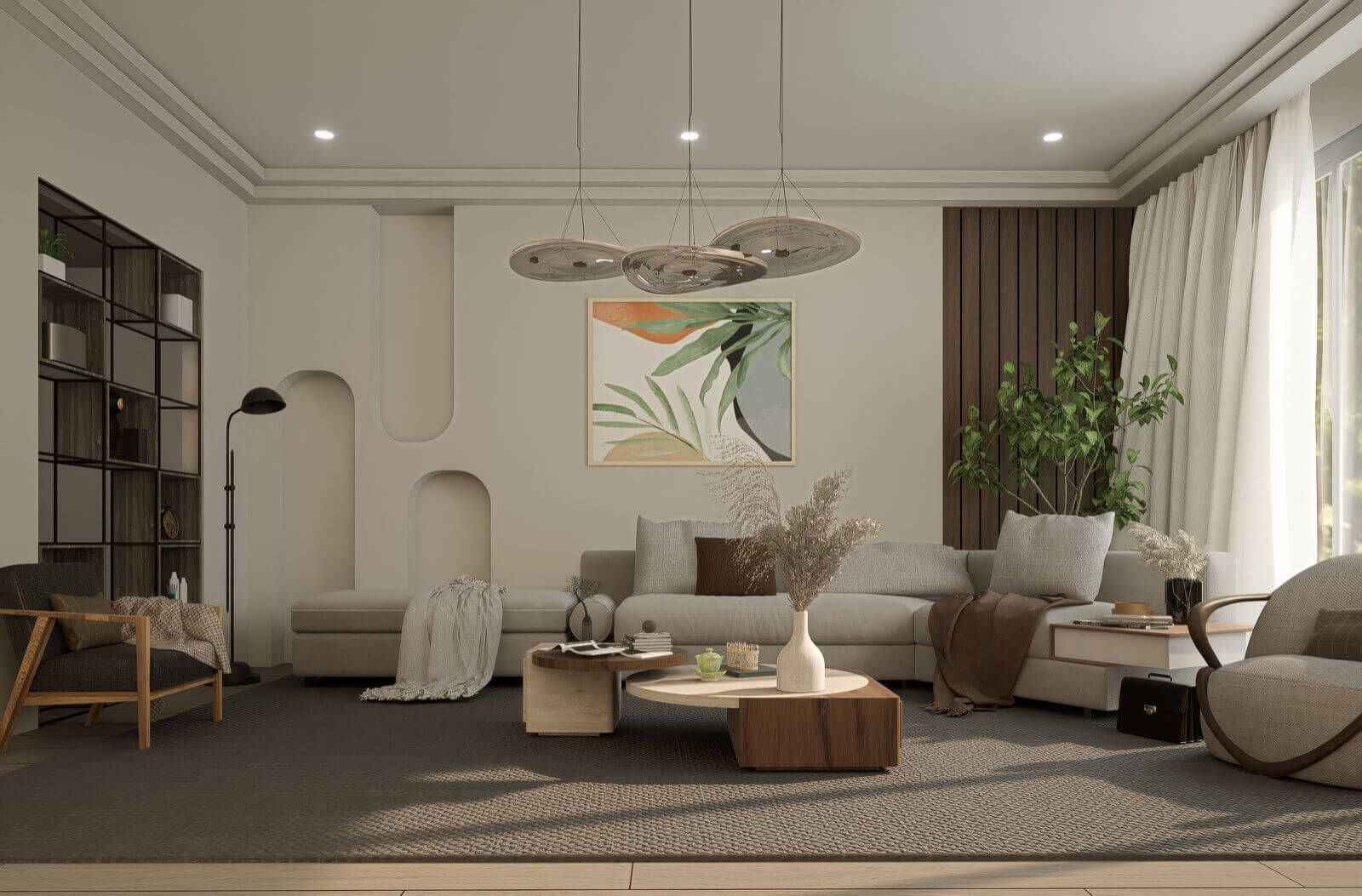 Elevated Modern Luxury Interior Space Layout